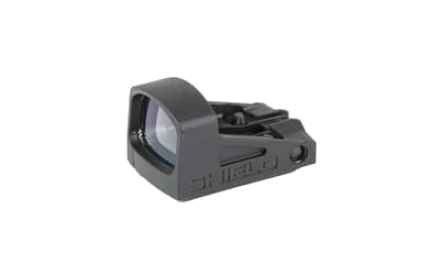 Shield Sights SMS2, Mini Red Dot Sight, Non Magnified, Shield RMSc Footprint, 8 MOA Red Dot, Polymer Construction, Black