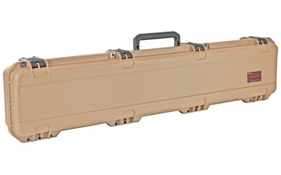 SKB Sports 3I-Series, Single Rifle Case, With Foam, Polypropylene Copolymer Resin Construction, Tan, 50.5"x11.625"x6", 14.06 lbs