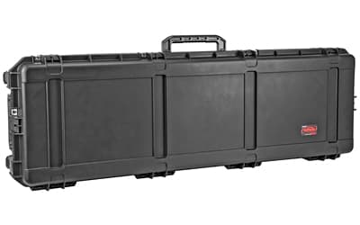 SKB Sports 3I-Series, Single Rifle Case, With Foam, Polypropylene Copolymer Resin Construction, Black, 62.5"x20"x9.5", 35.51 lbs