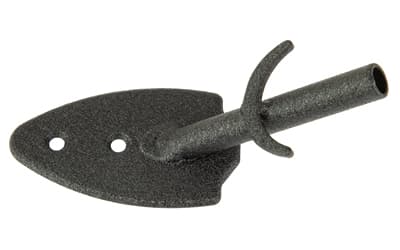 Skull Hooker Flush Wall Mount, Powder Coat Finish, Black