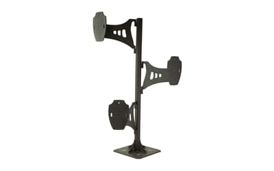 Skull Hooker Short Trophy Tree, Powder Coat Finish, Black