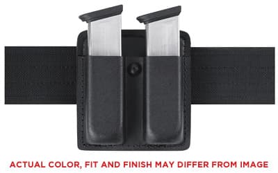 Safariland Model 73 Open Top Double Magazine Pouch, For 2.25" Duty Belts, Fits Glock 17, Hardshell STX, STX Tactical Black Finish
