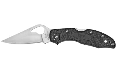 Spyderco Byrd, Meadowlark 2, 2.87" Folding Knife, Lightweight, Black