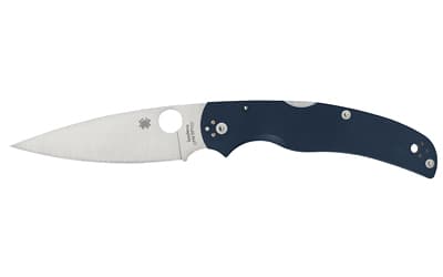 Spyderco Native Chief, Folding Knife, 4.08" Drop Point Blade, CPM SPY27 Blade Steel, 9.08" Overall Length, Back Lock, Satin Finish, Silver