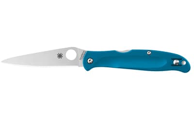 Spyderco Charisma, Folding Knife, 2.98" Drop Point Blade, 6.8" Overall Length, CTSBD1N Blade Steel, Plain Edge, Satin Finish, Silver