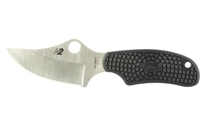 Spyderco ARK, 2.56" Fixed Blade Knife, Lightweight, H2, Black, Includes Sheath