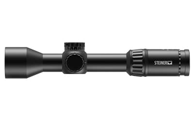 Steiner H6Xi, Rifle Scope, 2-12X Magnification, 42mm Objective, 30mm Main Tube, STR-MIL Reticle, First Focal Plane, Matte Finish, Black