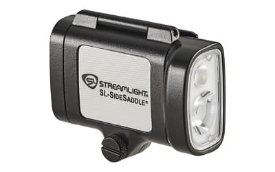 Streamlight SL- SideSaddle, Hat/Helmet Light, 300 Lumen, 2,500 Candela, Black, Includes Hard Hat Mount Kit