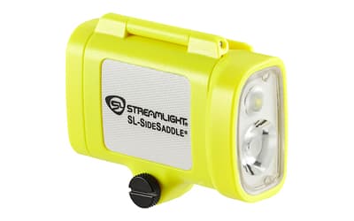 Streamlight SL- SideSaddle, Hat/Helmet Light, 300 Lumen, 2,500 Candela, Yellow, Includes Hard Hat Mount Kit