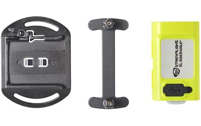 Streamlight SL- SideSaddle USB, Rechargeable Hat/Helmet Light, 400 Lumens, 4,250 Candela, Yellow, Includes Hat Mount and USB-C Charging Cable