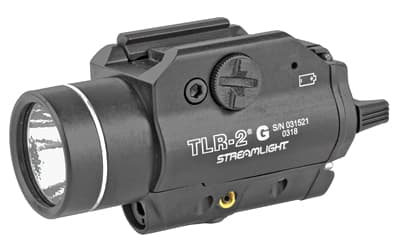 Streamlight TLR-2 G, Tac Light, With Laser, C4 LED, 300 Lumens, Strobe, Green Laser, Laser Sight, Black