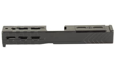 Sylvan Arms Custom Slide, Trijicon RMR Slide Cut, Fits Glock 19 GEN3, DLC Finish, Black, Includes RMR Cover/Adapter Plate