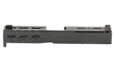 Sylvan Arms Complete Custom Slide, Trijicon RMR Slide Cut, Fits Glock 19 GEN4, DLC Finish, Black, Includes Internals, RMR Cover/Adapter Plate