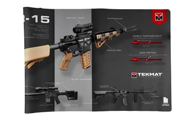 TekMat Door Mat, Weapons Platform, AR-15, 25"x42", Black
