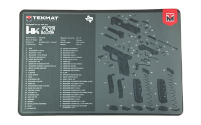TekMat Tekmat for HK CC9, Cleaning Mat, Black