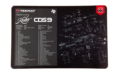 TekMat Tekmat for Kimber CDS9, Cleaning Mat, Black