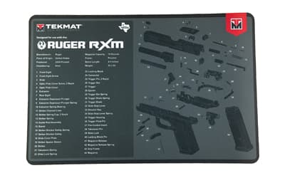 TekMat Tekmat for Ruger RXM, Cleaning Mat, Black