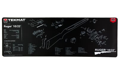 TekMat Ultra Mat, Ruger 10/22, Premium Gun Cleaning Mat, Includes Small Microfiber TekTowel, Packed In Tube, 15"X44"