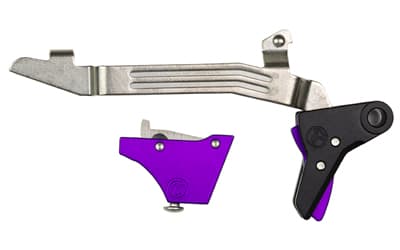 Timney Triggers Timney Triggers, Alpha Competition Trigger, Anodized Finish, Purple, Fits GLOCK Gen 3 & Gen 4 - G17, G19, G22, G23, G34