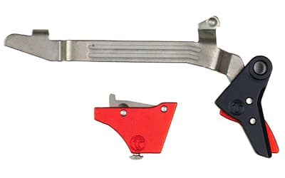 Timney Triggers Timney Triggers, Alpha Competition Trigger, Anodized Finish, Red, Fits Large Frame GLOCK Gen 3 & Gen 4 - G20, G21, G29, G30, G40, G41