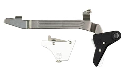 Timney Triggers Timney Triggers, Alpha Competition Trigger, Anodized Finish, Silver, Fits Large Frame GLOCK Gen 3 & Gen 4 - 20, 21, 29, 30, 40 and 41