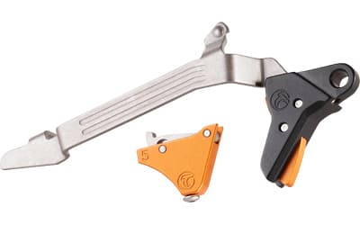 Timney Triggers Alpha Competition Trigger, Anodized Finish, Orange, Fits Glock Gen 5 20/21/29/30/40/41