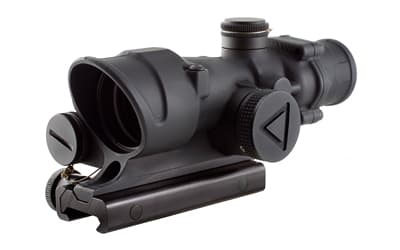 Trijicon ACOG Rifle Scope, 4X32 LED, Red Crosshair .223 Ballistic Reticle, Includes TA51 Flat Top Adapter, Matte Finish