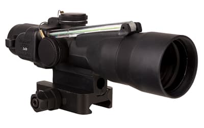 Trijicon ACOG, 3X30mm, Dual Illuminated Green Horseshoe/Dot .233/62 Grain, Includes Q-LOC Mount, Matte Finish, Black