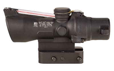 Trijicon ACOG, 3X24mm, Dual Illuminated Red Horseshoe/Dot 223/55 Grain, Includes Q-LOC Mount, Matte Finish, Black