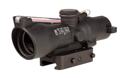 Trijicon ACOG, 3X24mm, Dual Illuminated Red Horseshoe/Dot 7.62X39/123 Grain, Includes Q-LOC Mount, Matte Finish, Black