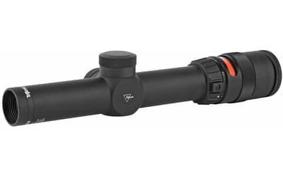 Trijicon AccuPoint Rifle Scope, 1-4X24mm, 30mm, Red Triangle, Matte Black Finish