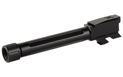 True Precision Barrel, 9MM, Black, Thread Protector, Threaded, Fits GLOCK 48, Nitride