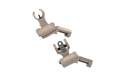 TROY Industries 45 Degree Battle Sight, Fits Picatinny, Flat Dark Earth, HK Front Sight and Round Rear