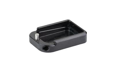 Taran Tactical Innovation Base Pad, Magazine Extension, Fits 2011 Style Magazines in 9MM/38 Super, +2 Rounds of 9MM, Anodized Finish, Black
