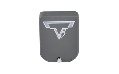Taran Tactical Innovation Base Pad, Magazine Extension, Fits 2011 Style Magazines in 9MM/38 Super, +2 Rounds of 9MM, Anodized Finish, Titanium Gray
