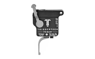TriggerTech Trigger, 1.5-4LB Pull Weight, Fits Remington 700, Primary Flat Trigger, Bolt Release Model, Right Hand, Adjustable, Stainless Finish