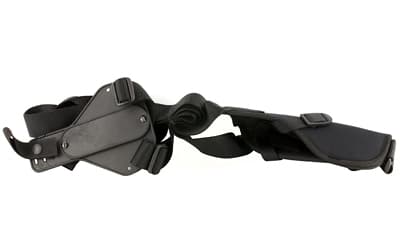 Uncle Mike's Vertical Shoulder Holster, Size 1, Fits Medium Auto With 4" Barrel, Right Hand, Black