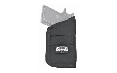 Uncle Mike's Inside Pocket Holster, Size 2, Fits Most 380, Ambidextrous, Black