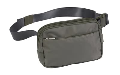 US PeaceKeeper Suburban Sidekick, Fanny Pack, RPET Polyester Construction, 8.25"x5.5"x2.25", Smokey Green Gray