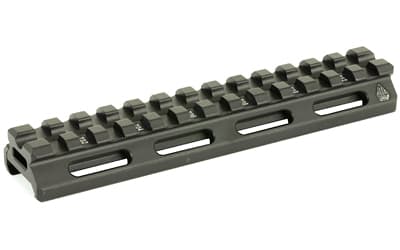 Leapers, Inc. - UTG Super Slim Picatinny Riser Mount, 1/2" Height, 13 Slots, Black Finish