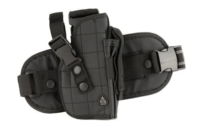 Leapers, Inc. - UTG Special Ops Universal Leg Holster, Fits Most Large Autos, Right Hand, Black Finish