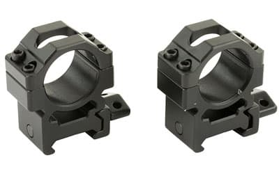 Leapers, Inc. - UTG Pro Max Strength, Rings, Fits Picatinny, 1" Medium, 2 piece, Black Finish