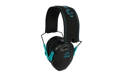 Walker's Razor Compact, Passive Earmuff, Optimized for Smaller Head Sizes, Teal