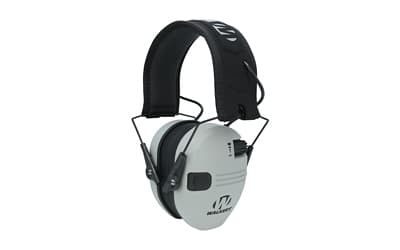 Walker's Razor Compact, Electronic Earmuff, Optimized for Smaller Head Sizes, Gray
