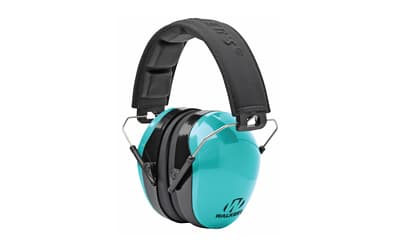 Walker's Passive, Earmuff, Padded Headband, Folding, Aqua