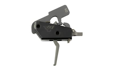 Wilson Combat Tactical Trigger Unit, Match Grade Flat Face Trigger, Two-Stage, 4-4.5 Lb, Fits AR-15/AR-10, Dry Film Lube Finish, Black