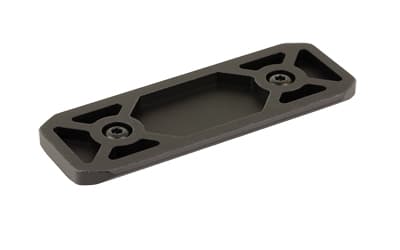 Warne Tactical ARCA Rail, Fits M-LOK, 4" Long, Matte Anodized Finish, Black