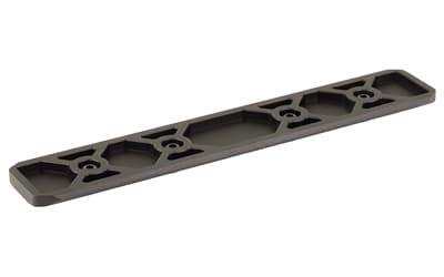 Warne Tactical ARCA Rail, Fits M-LOK, 8" Long, Matte Anodized Finish, Black