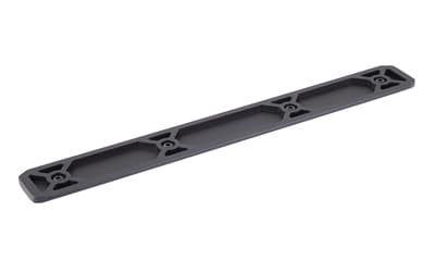 Warne Tactical ARCA Rail, Fits M-LOK, 12" Long, Matte Anodized Finish, Black
