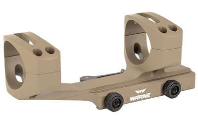 Warne Quick Detach Cantilever Mount, 34mm, Fits AR Rifles, Extended Skeletonized, Dark Earth Finish